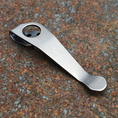 cnc machined knife clip|Spyderco Standard Modular V1 Machined Clip .